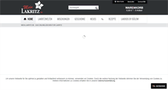 Desktop Screenshot of mein-lakritz.de